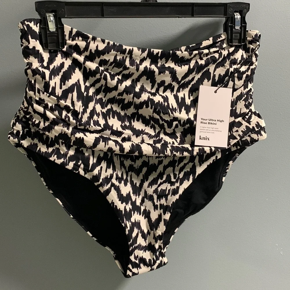 NWT Safari swim scoop top and high rise bottoms L - Picture 8 of 10